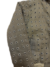 Load image into Gallery viewer, Trypophobia Denim Bomber Jacket - Sand
