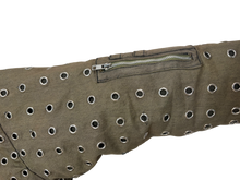 Load image into Gallery viewer, Trypophobia Denim Bomber Jacket - Sand
