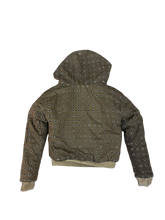 Load image into Gallery viewer, Trypophobia Denim Bomber Jacket - Sand
