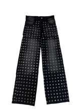 Load image into Gallery viewer, Trypophobia Denim Oversized Jeans - Black
