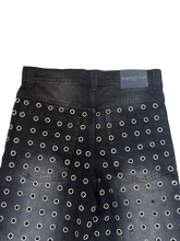 Load image into Gallery viewer, Trypophobia Denim Oversized Jeans - Black
