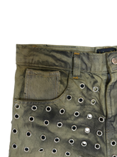 Load image into Gallery viewer, Trypophobia Denim Oversized Jeans - Sand
